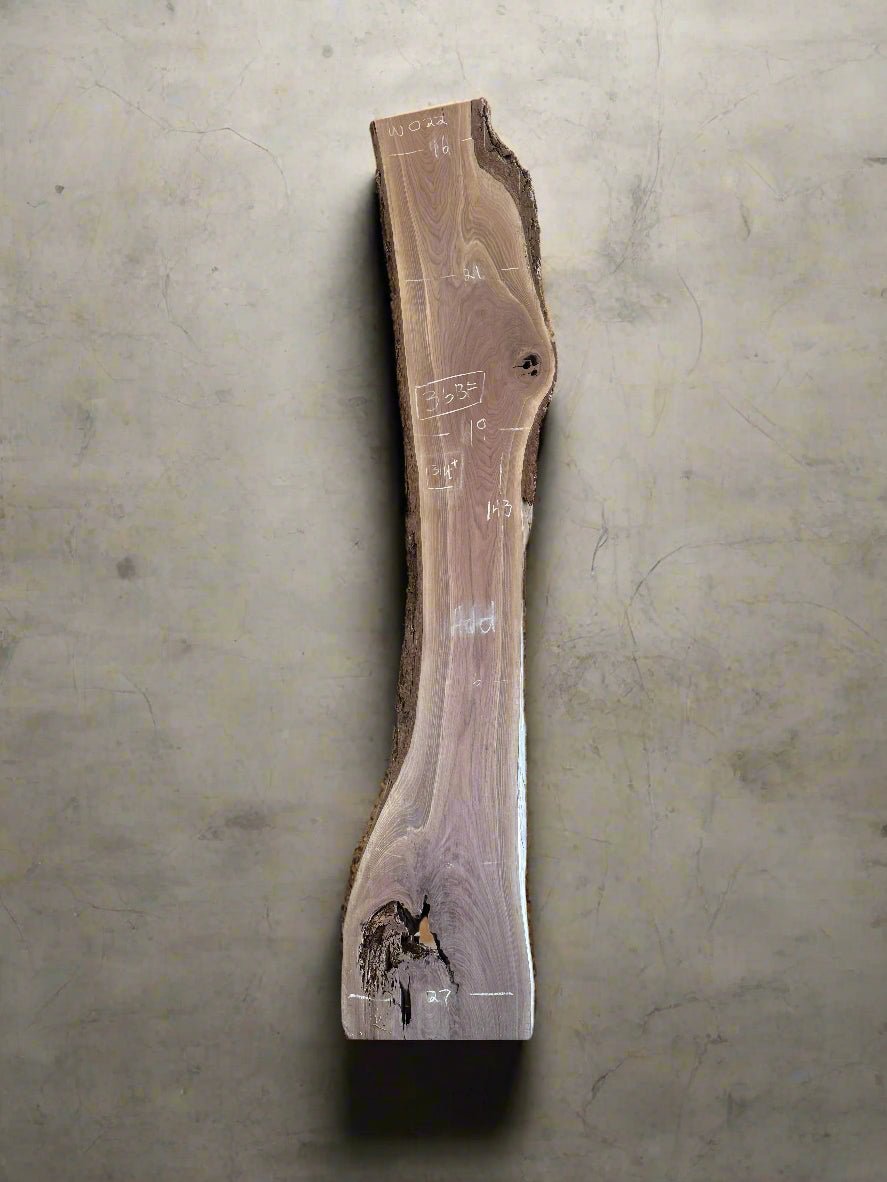 Walnut Slab W022 - Crown Point Wood Co.