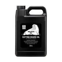 Applying Walrus Oil to cutting board – natural wood conditioner

