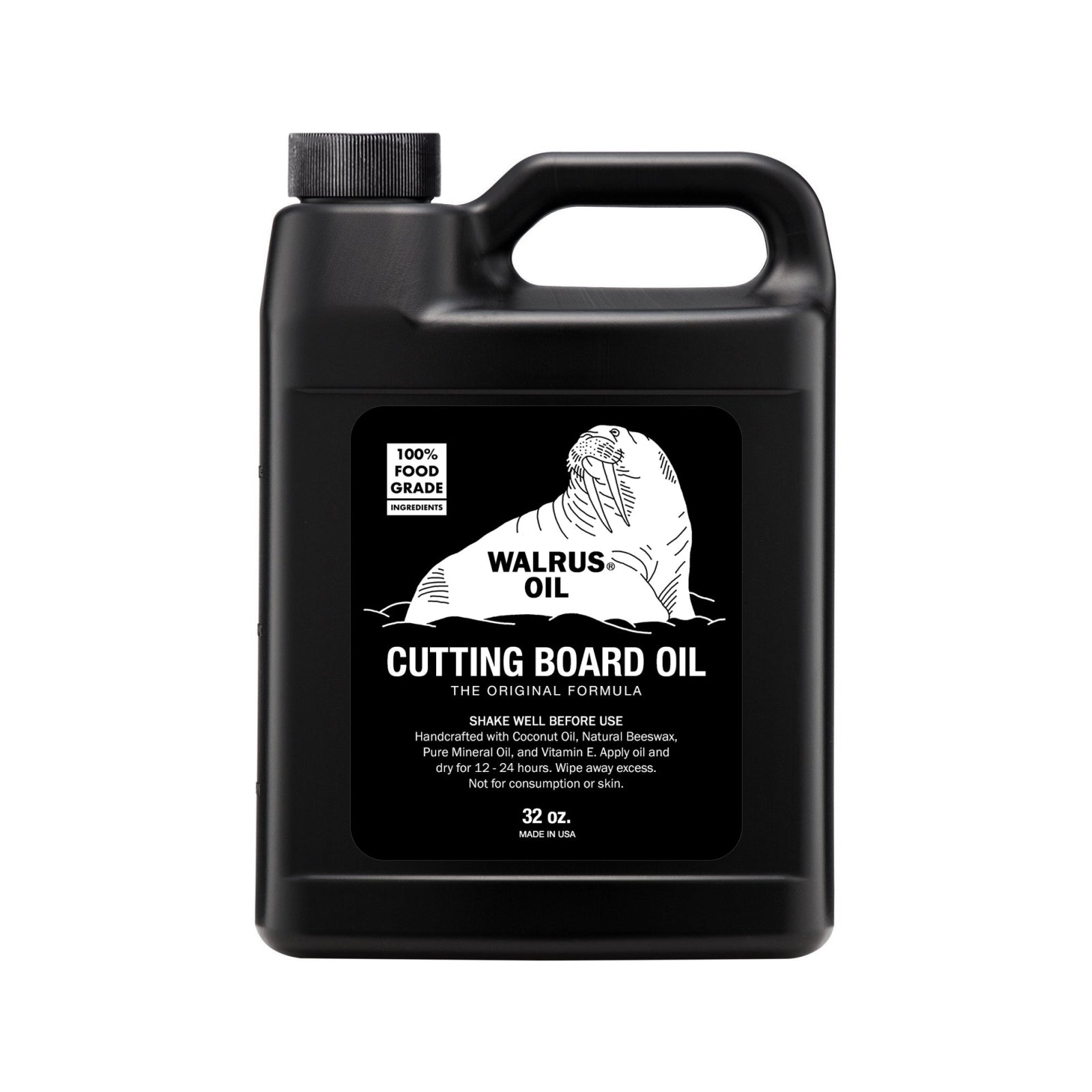 Applying Walrus Oil to cutting board – natural wood conditioner

